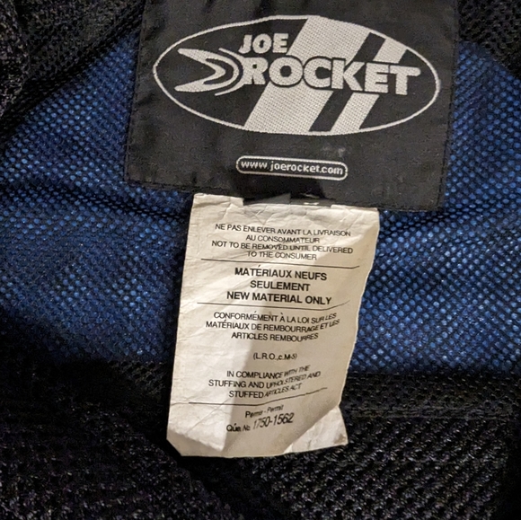 Joe Rocket ballistic mesh black motorcycle jacket - Men's M - Picture 2 of 5